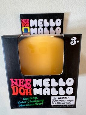 SHIPS TODAY! Nee Doh Mello Mallo Orange Squishy Fidget TikTok Viral Toy NEW